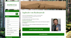 Desktop Screenshot of jagdrecht.de