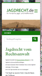 Mobile Screenshot of jagdrecht.de